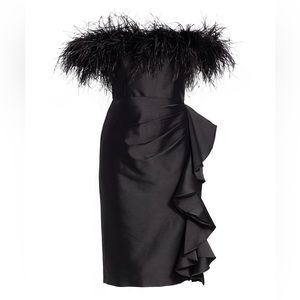 🎉 NWT Badgley Mischka Cocktail Dress | Black | Size 0